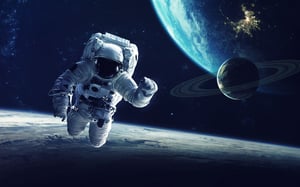 Astronaut in space-1-1